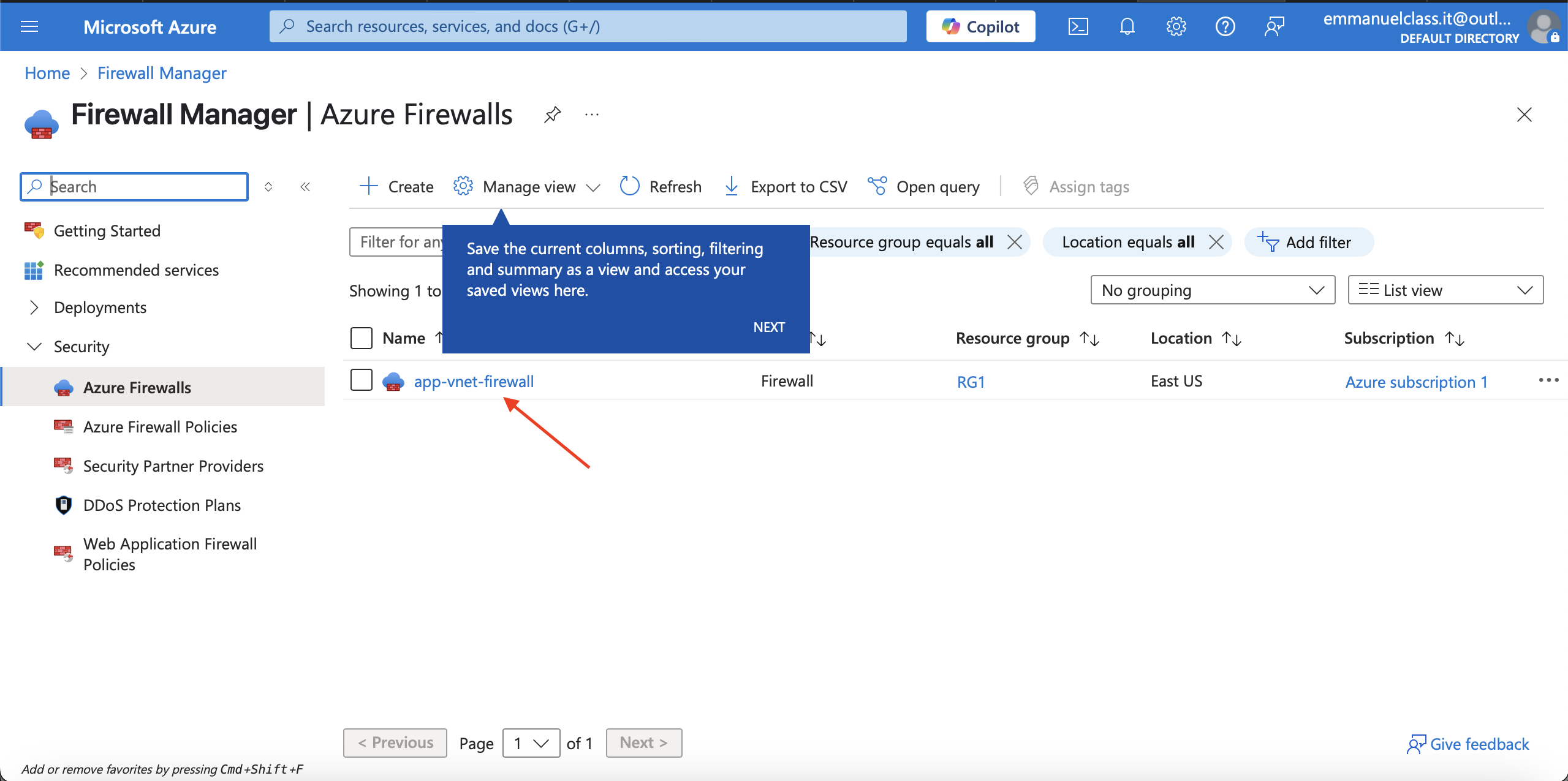 app-vnet-firewall