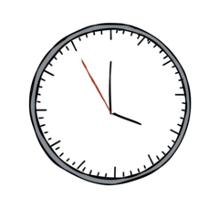 Clock ticking