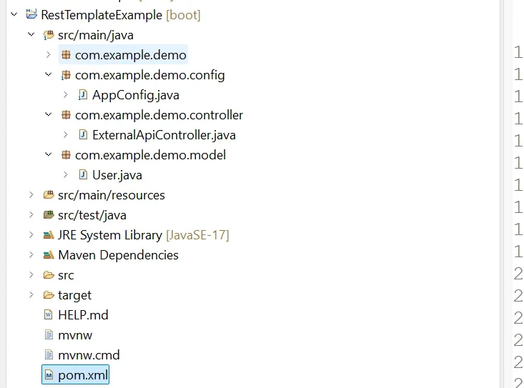 how to use RestTemplate in a Spring Boot application to make an HTTP GET request