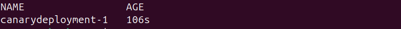 kubectl get canarydeployment canarydeployment-1 -n default