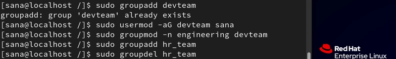 Group Management in Linux: groupadd, groupmod and groupdel
