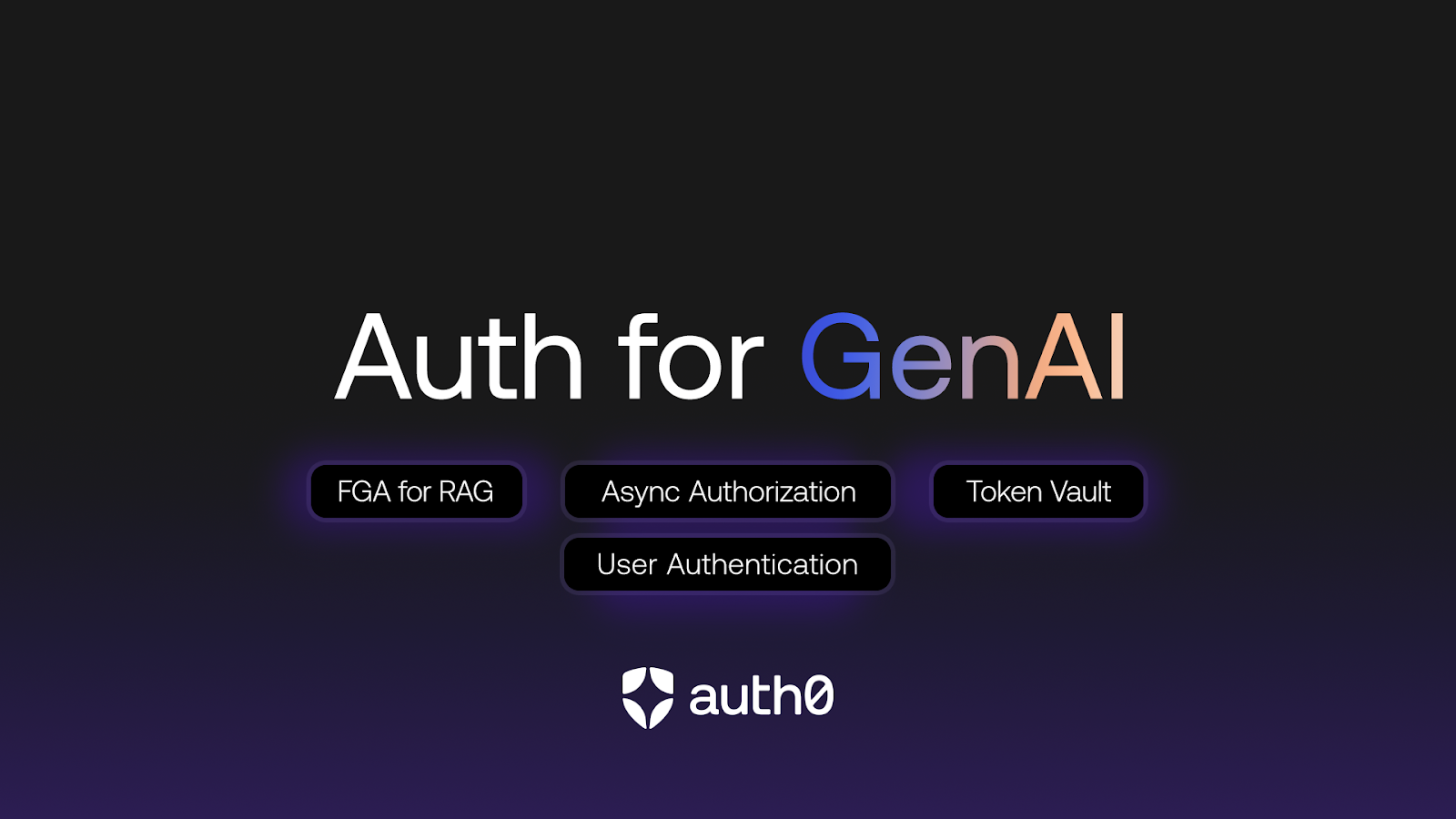 Auth for GenAI