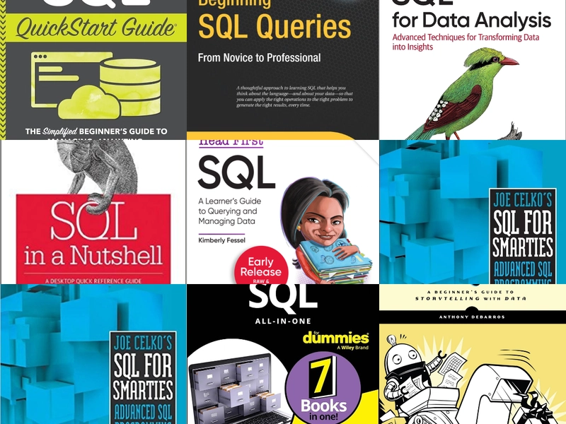 Level Up Your Data Skills: 10 Essential SQL Books for Devs & Data Scientists