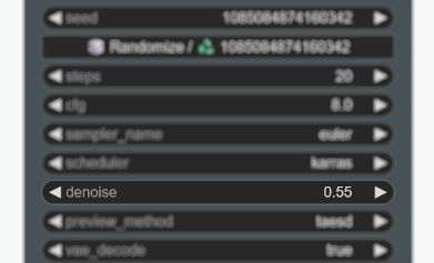 Denoising 55%