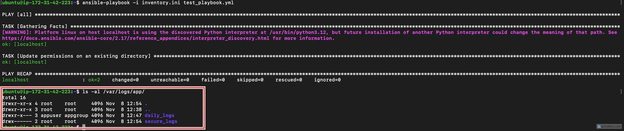 Handling existing directories