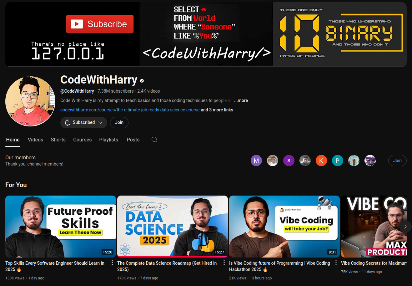 CodeWithHarry