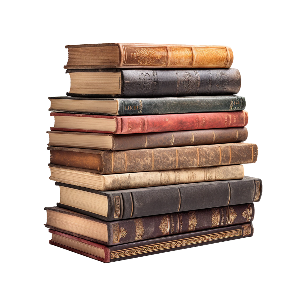 book stack visual