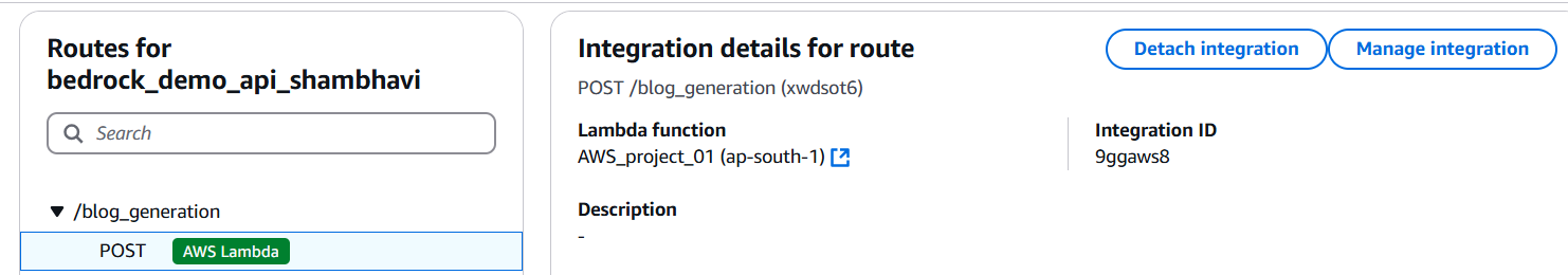 API Gateway Integration