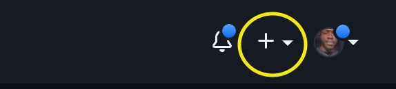 create new repository icon