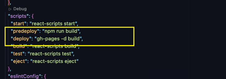 package additional json commands