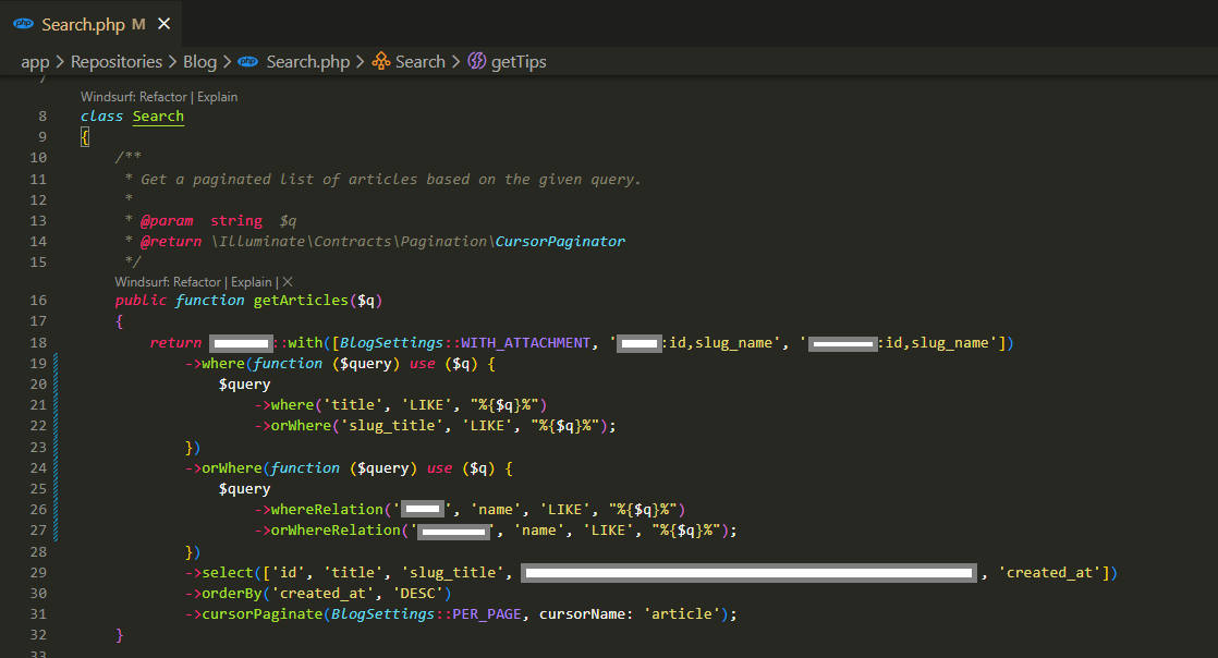 organized-search-query