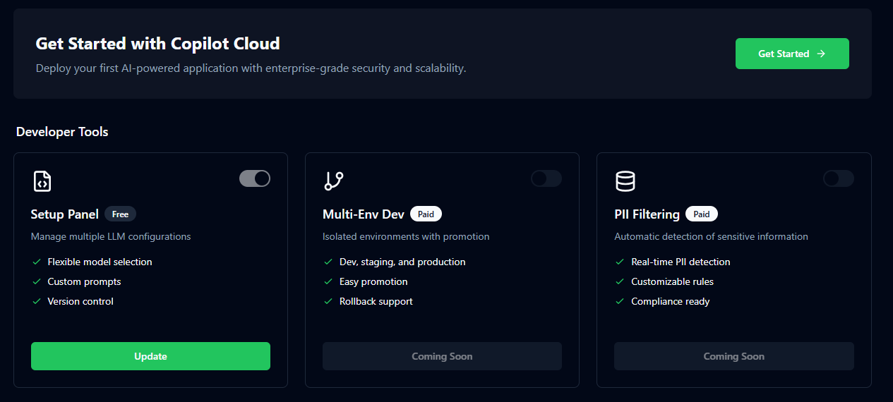 copilotkit cloud
