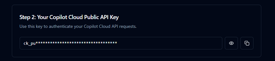 api key