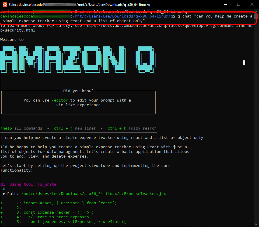 Amazon Q