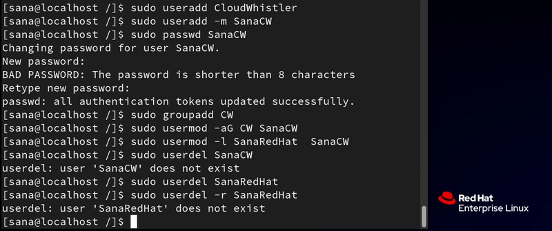 Mastering User Management in Linux: useradd, usermod, passwd and userdel