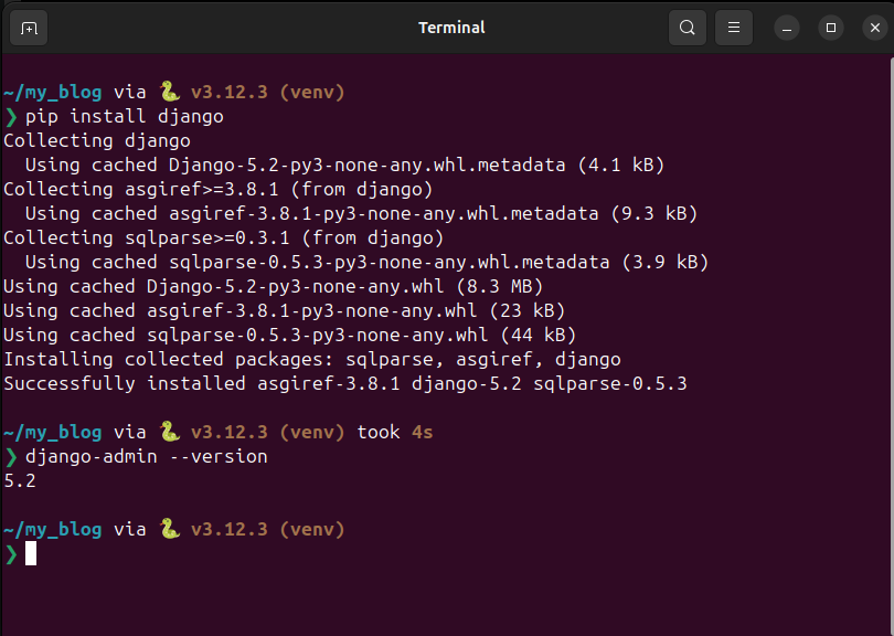 django installations