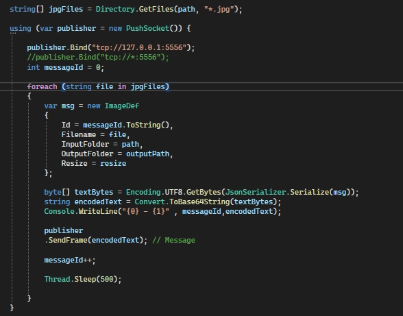 C# Image Resizer Using ZeroMQ