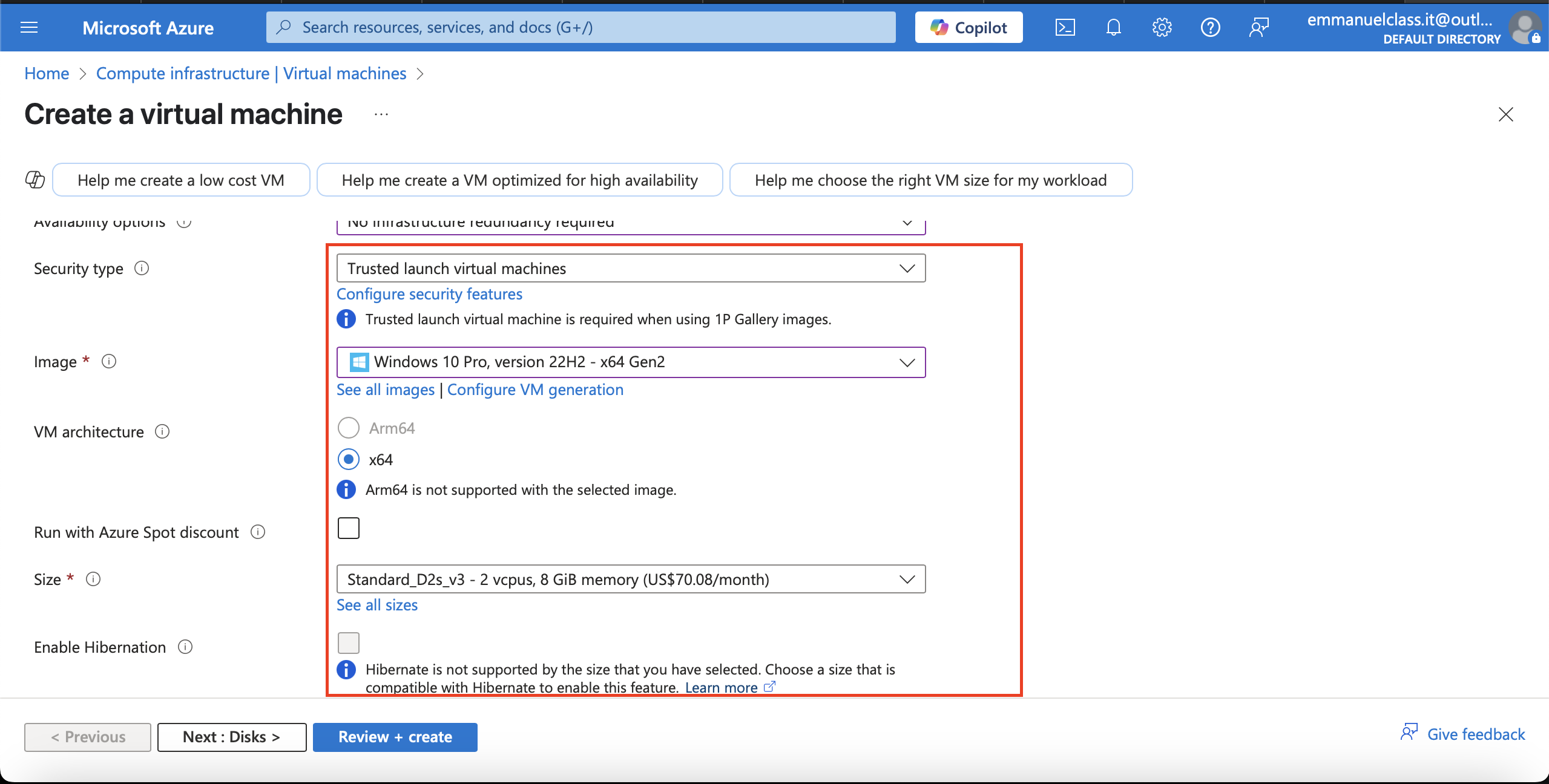 cont.on filling in the project details