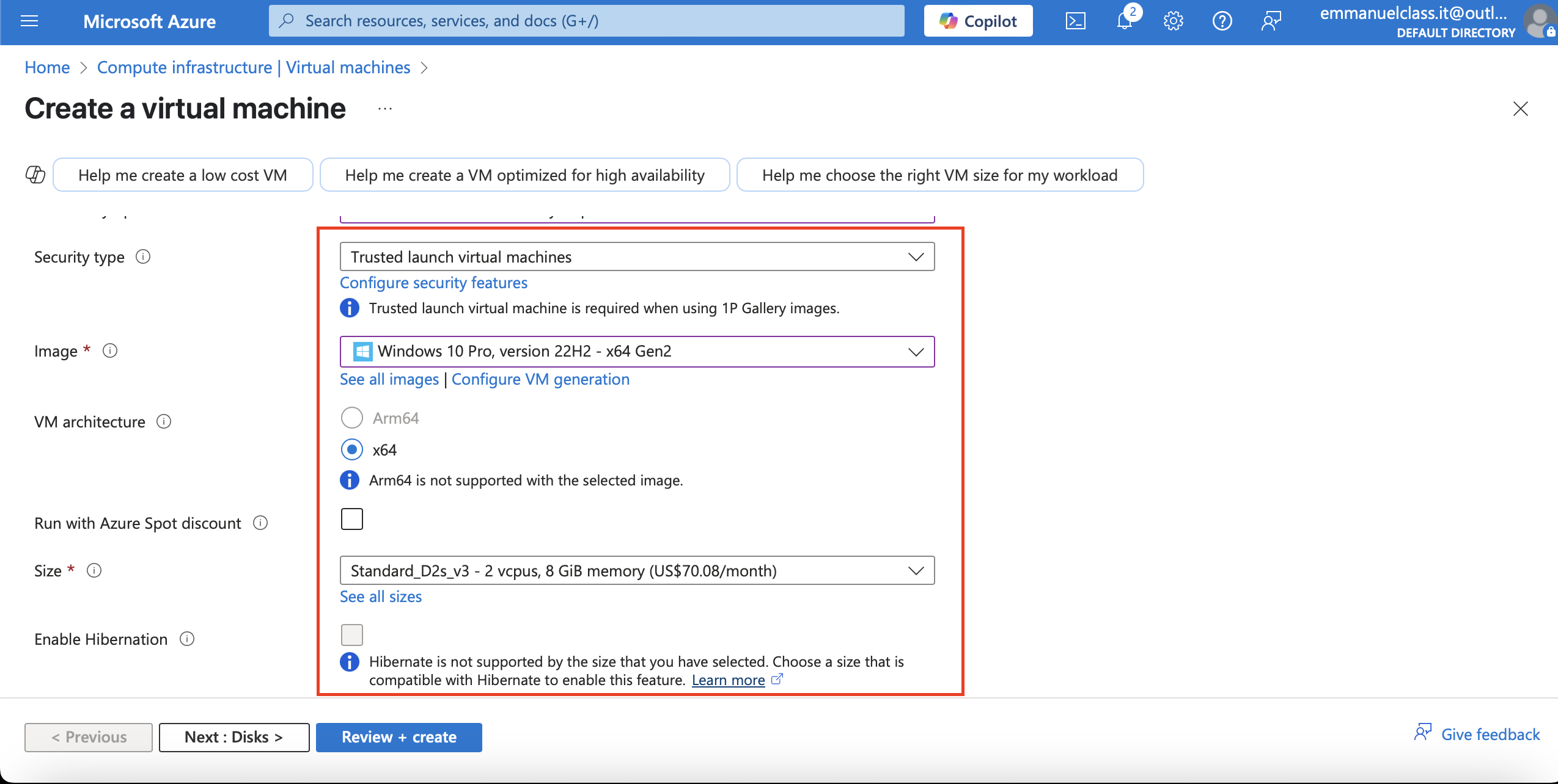  Cont.in filling the project details