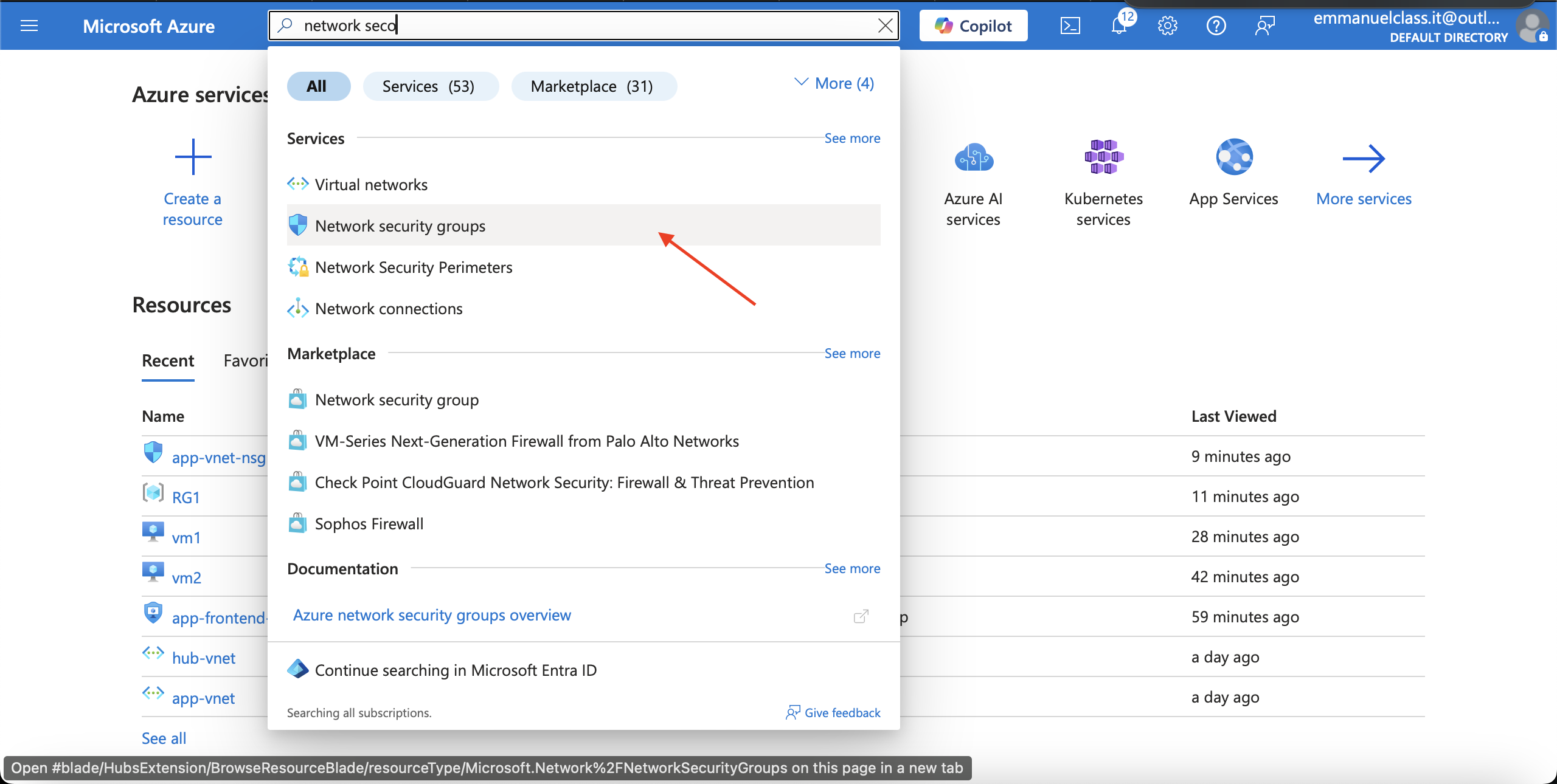 network security groups