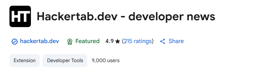 HackerTab.dev 