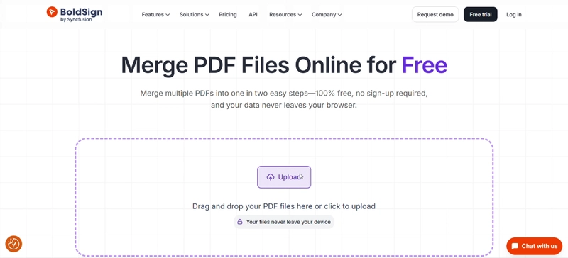 Introducing the BoldSign’s Free PDF Merge Tool