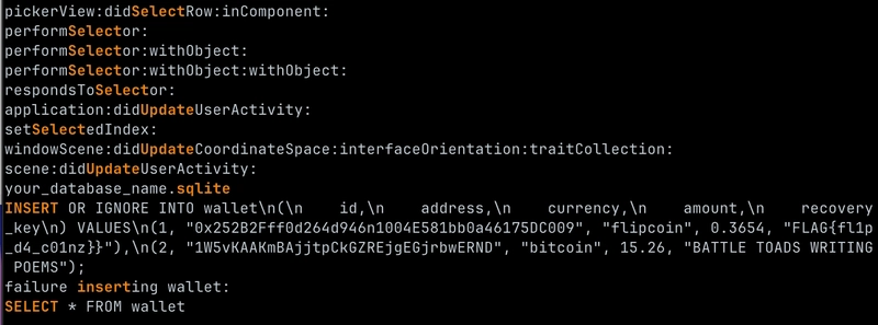 🧠 iOS Reverse Engineering: iOS SQL Injection Challenge