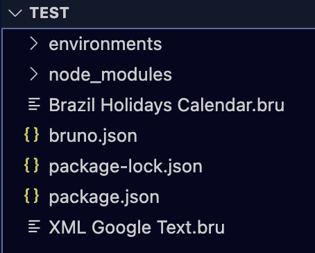 Bruno Collection Folder Structure