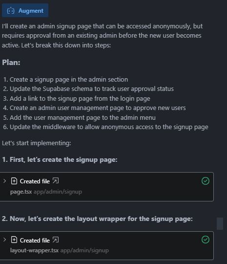 Augment Code planning