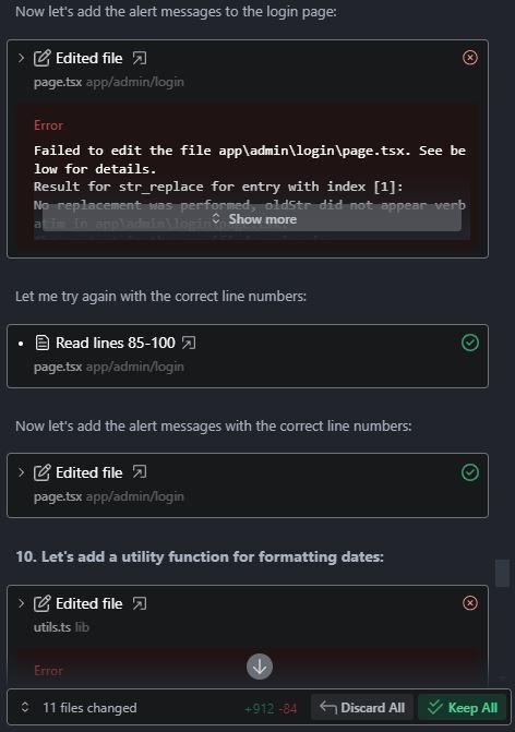 Augment Code executing