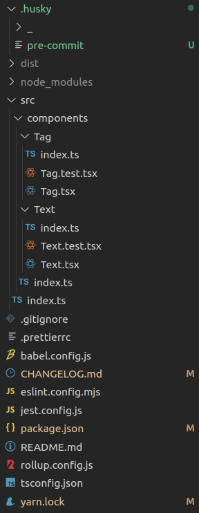 React and typescript components lib, part 4: pre-commit with Husky and lint-staged