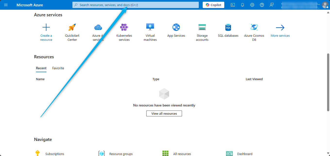 Azure portal