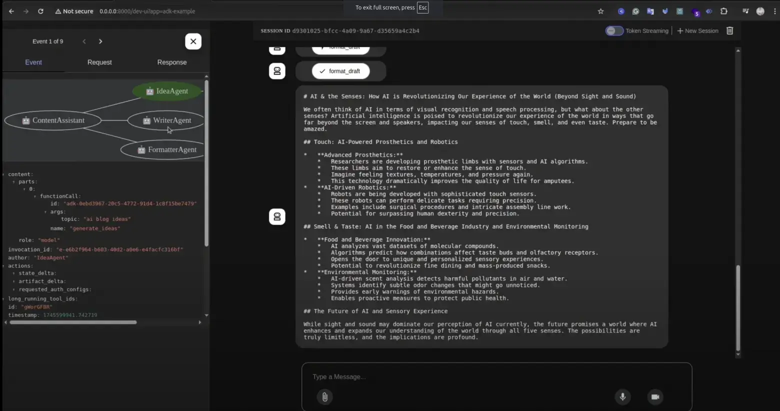 Web UI