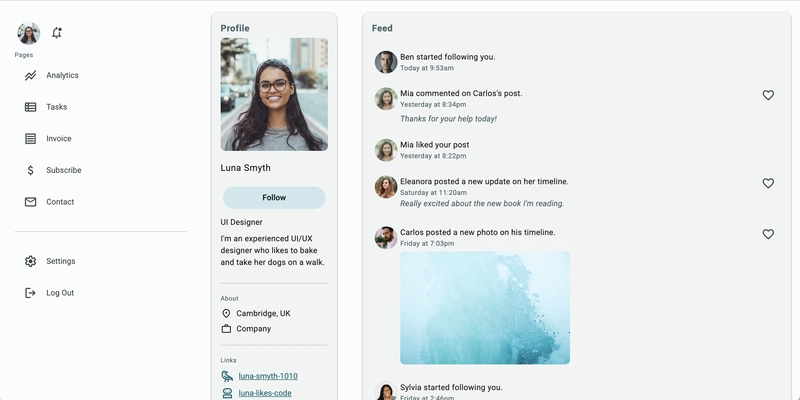 Python Admin Dashboard Template