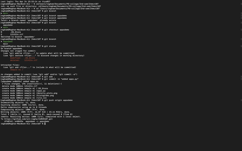 Dockerize a Python ML Model and push in GitHub(With Steps + ScreenShots)