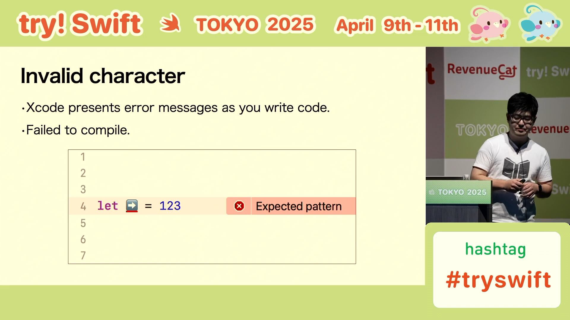 Invalid characters