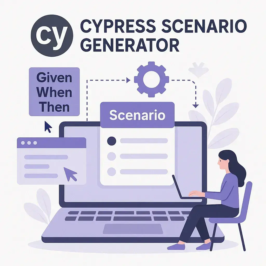 Cypress scenario generator tool