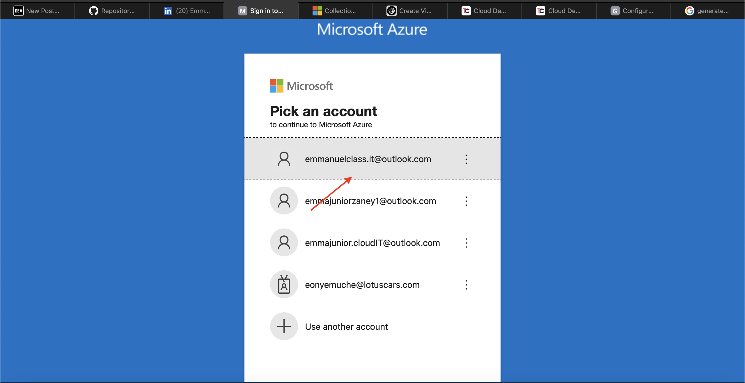 Azure Login