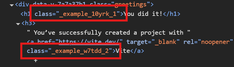 Código Vue compilado no devtools do navegador