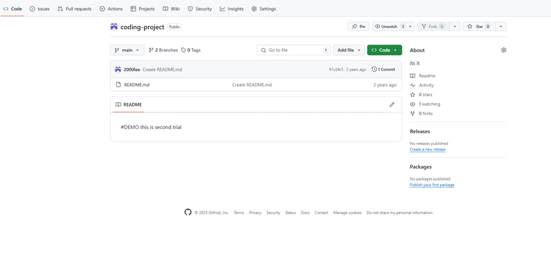GITHUB BEGINNER GUIDE FOR PUSHING CODE.