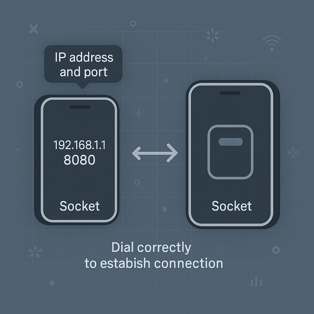 Socket as phone