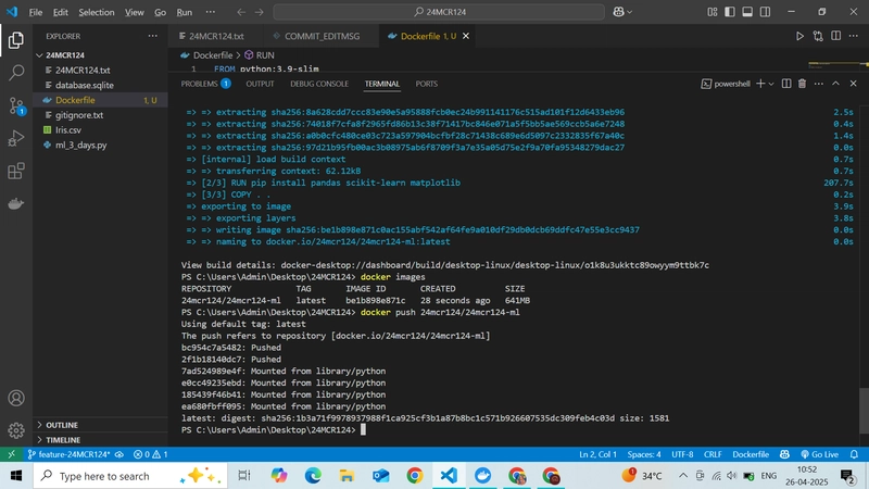 🚀 Docker Image Creation and Pushing to DockerHub: Step-by-Step Guide