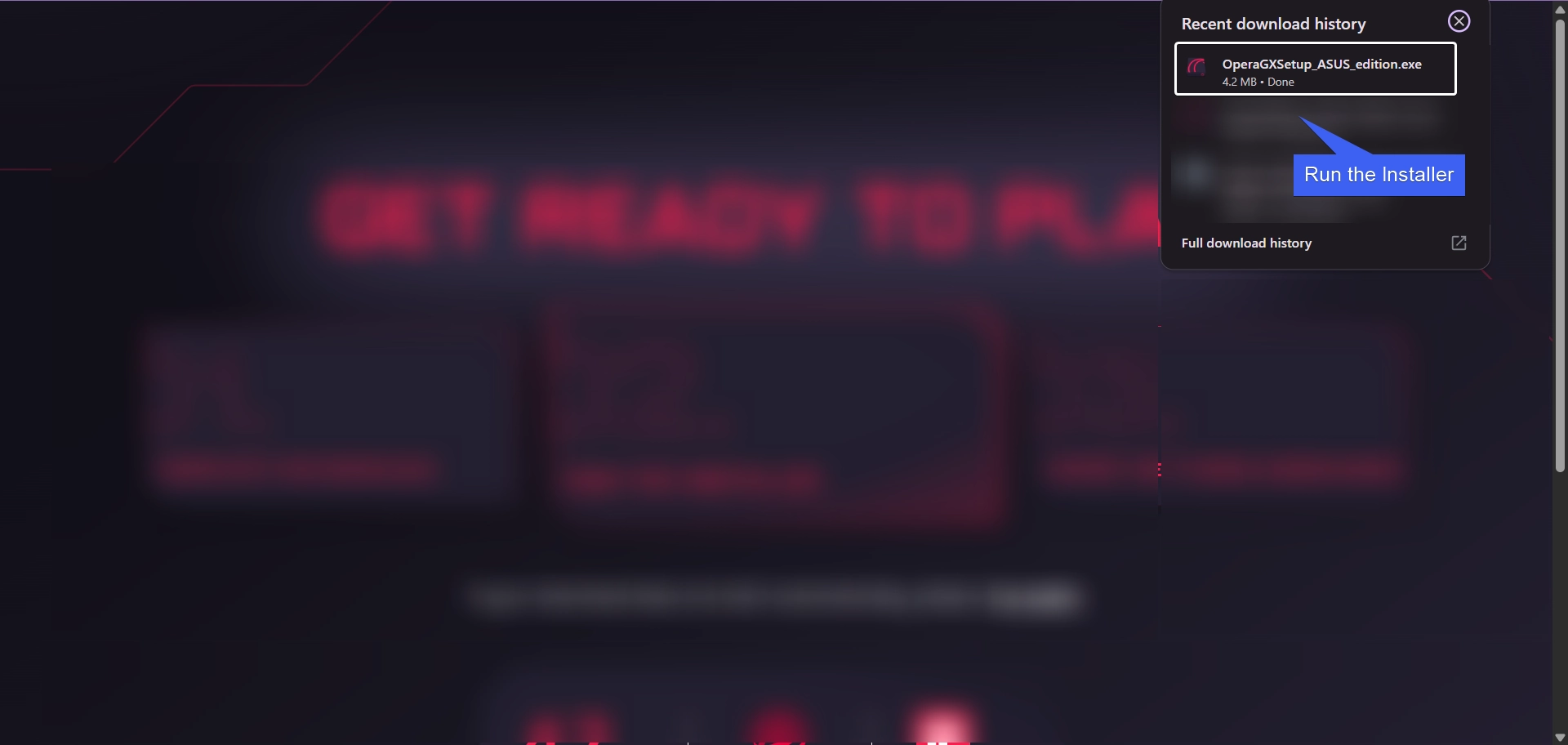 Run the Installer
