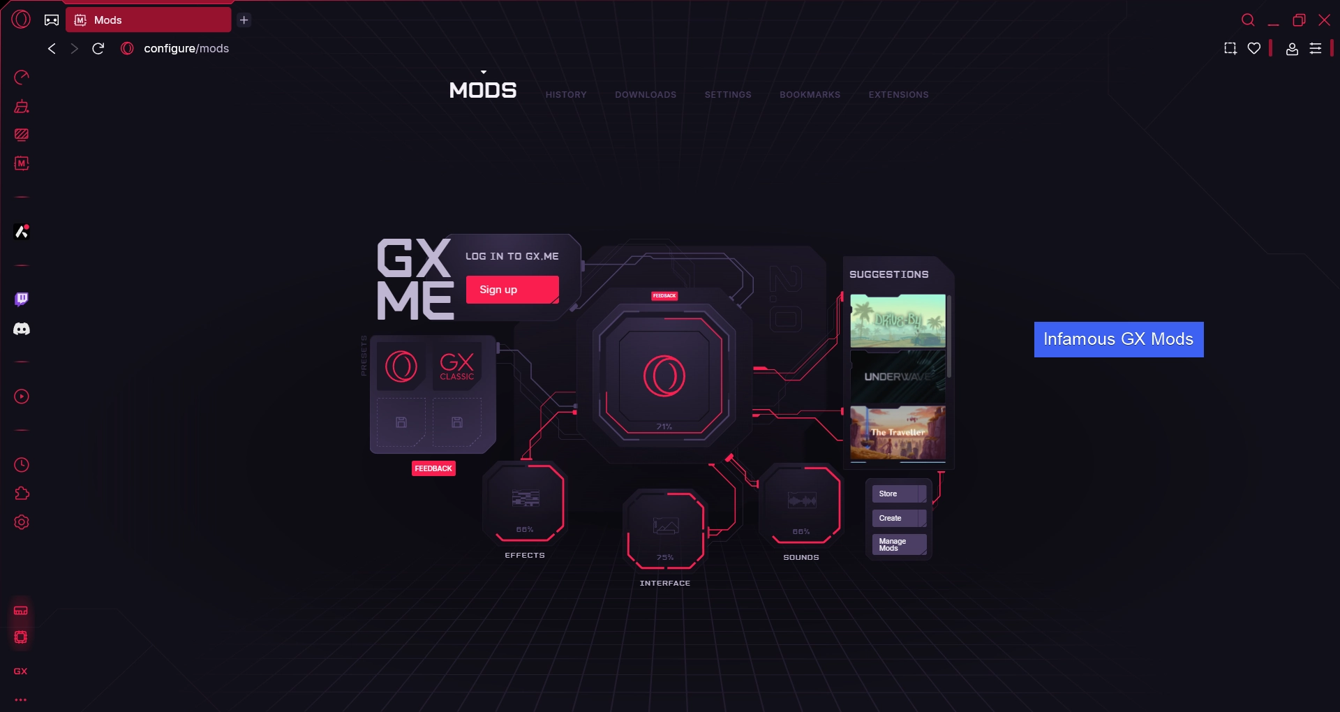 GX Browser Mods