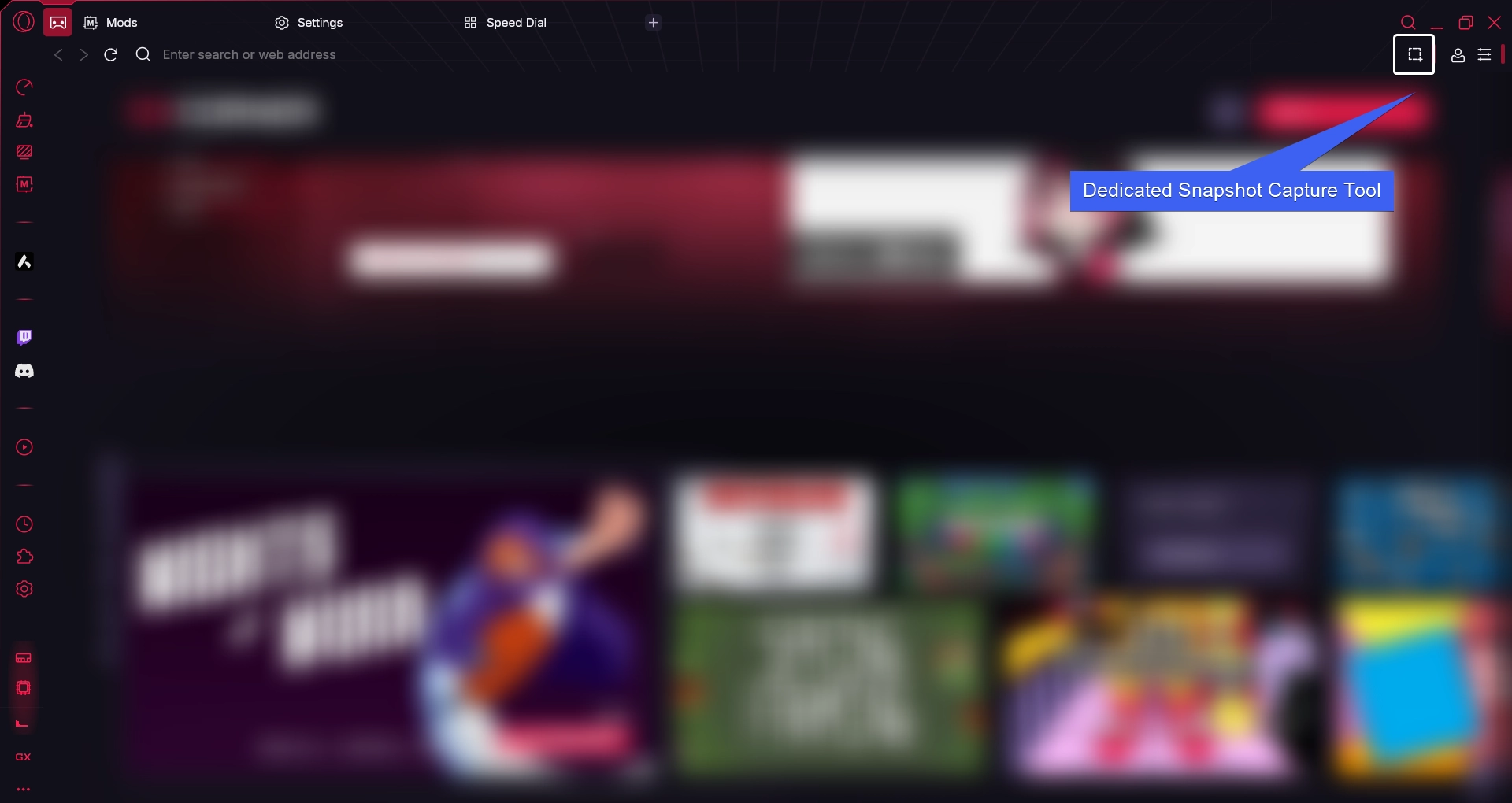 Dedicated Snapshot Capture Tool