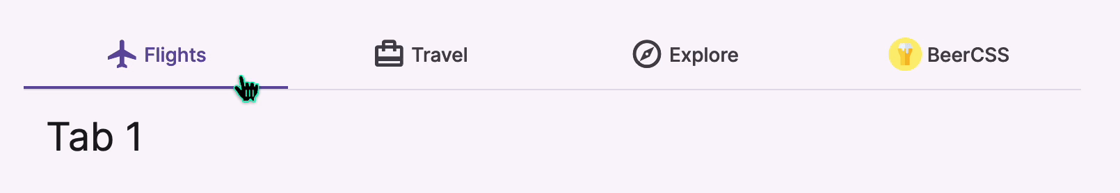 Active Tabs changes on click event