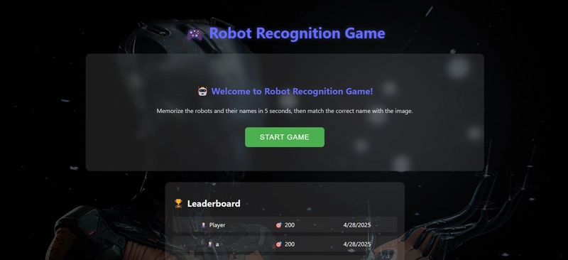 🎮 Robot Recognition Game: Deploying the game to the web with Alibaba Cloud has never been easier