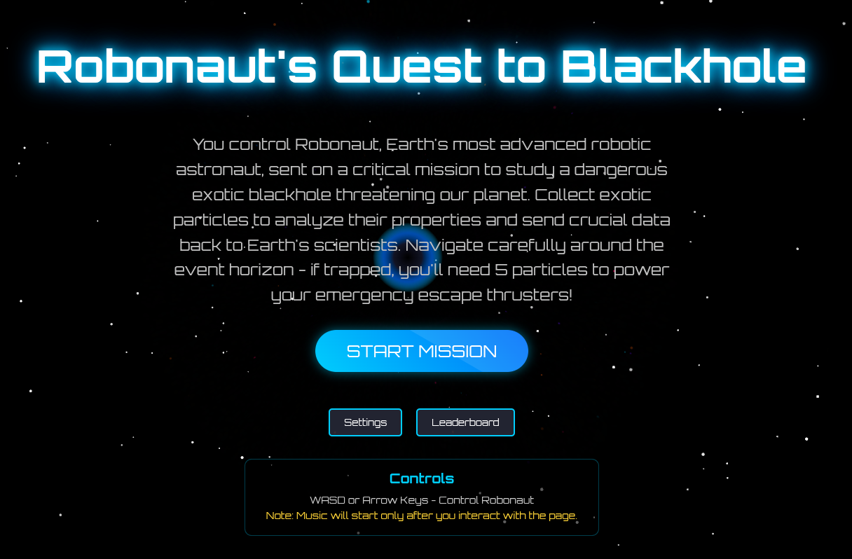 Game Landing Page