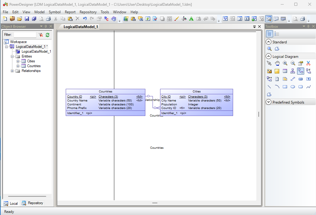 Logical Database Design with PowerDesigner