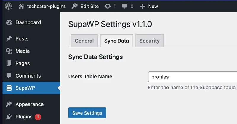 Supabase WordPress Integration — Save Users Data